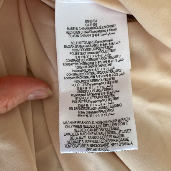 BCBGMAXAZRIA Elle Strapless Floral Print and Lace Gown Size 4 - Picture 12 of 16